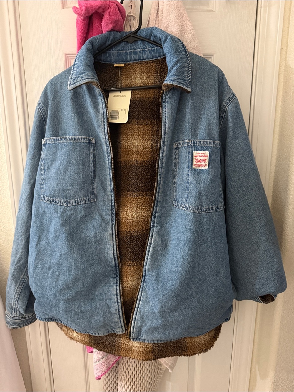 Levi's Brown Sherpa Reversible Jacket